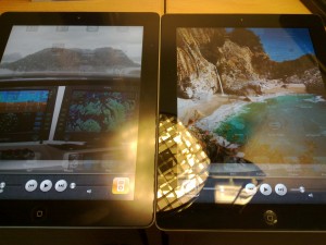 2 iPads side by side